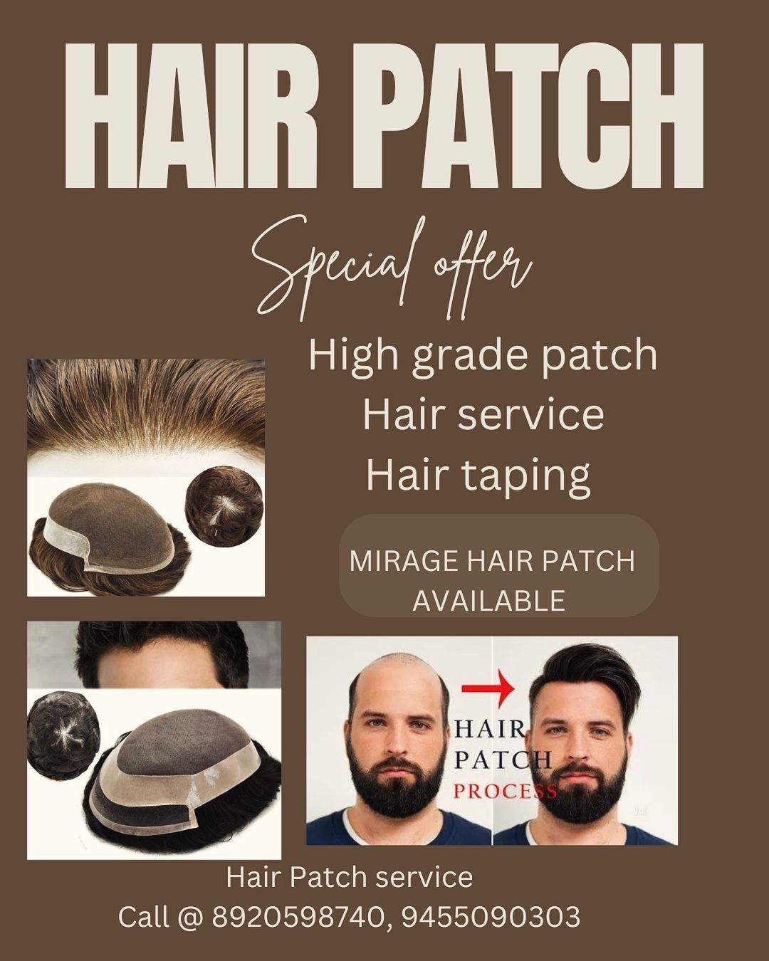 Hair Patch services for man and women