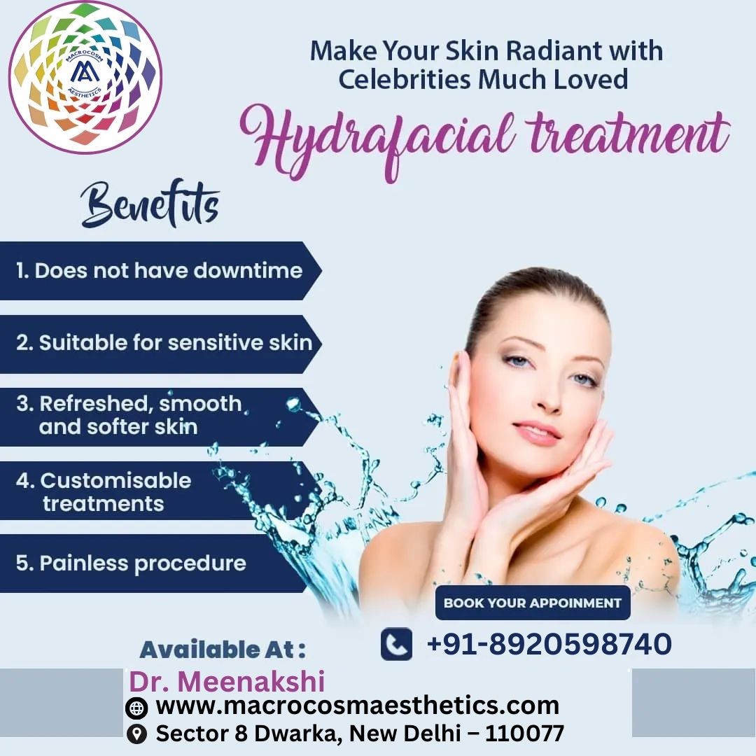 Best Hydra Facial Treatment in Dwarka, Delhi.