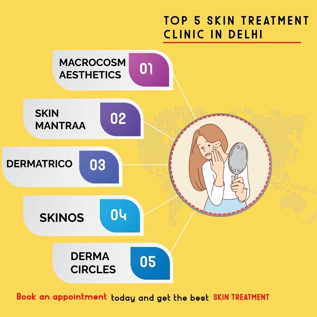 Top 5 Skin Treatment Clinic in Delhi