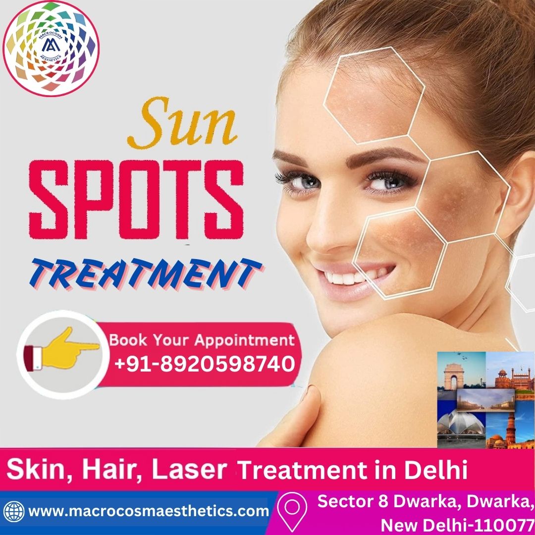 Best Clinic for Sun Spots Treatment in Delhi